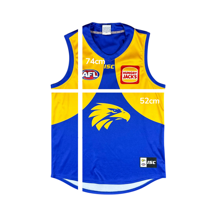 2018 West Coast Eagles AFL ISC Home Jersey - 8/10 - (L)