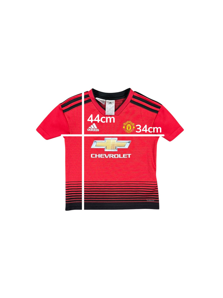 2018-19 Manchester United Adidas Home Shirt - 9/10 - (5-6 Years)