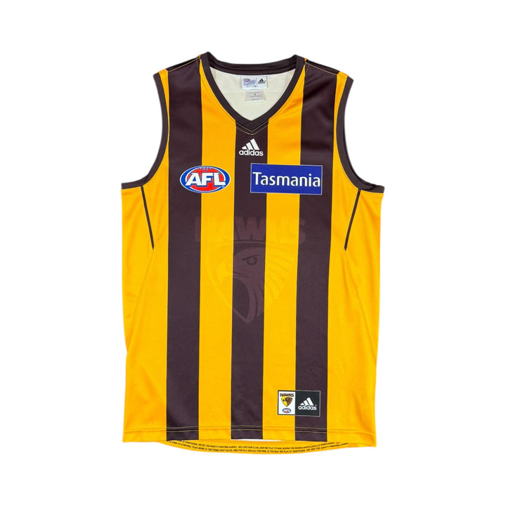 2020 R1 Hawthorn Hawks AFL Adidas Home Jersey - 8/10 - (S)