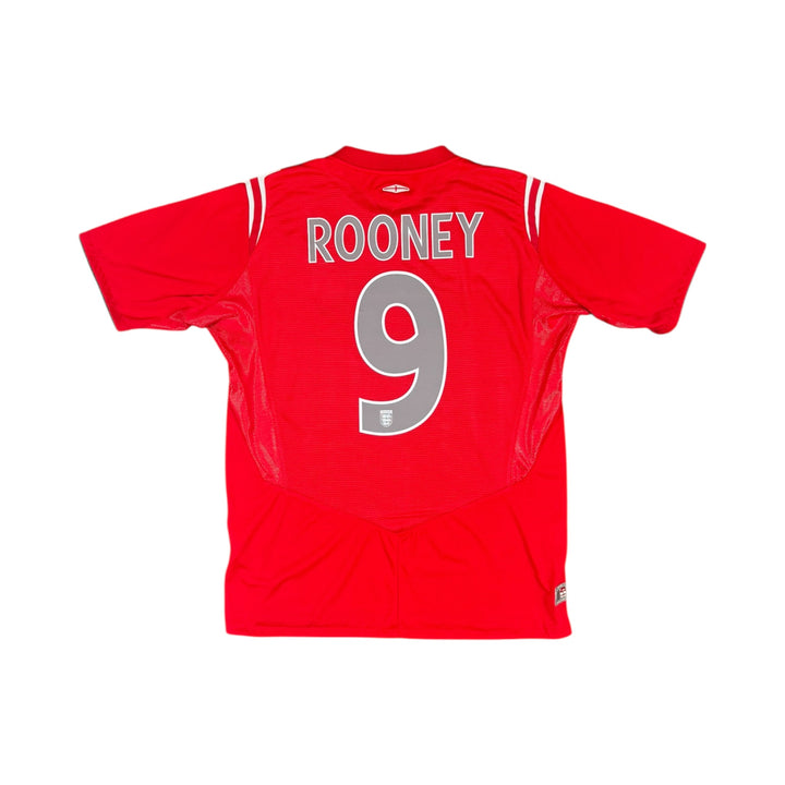 2004-06 England Umbro Away Shirt #9 ROONEY - 9/10 - (M)