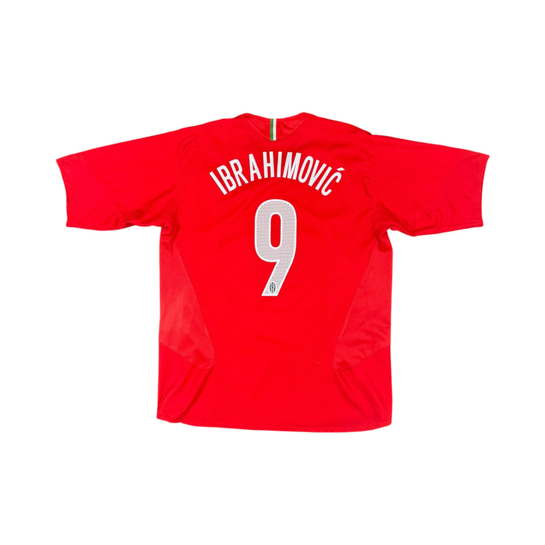 2005-06 Juventus Nike Away Shirt IBRAHIMOVIC #9 - 9/10 - (XL)