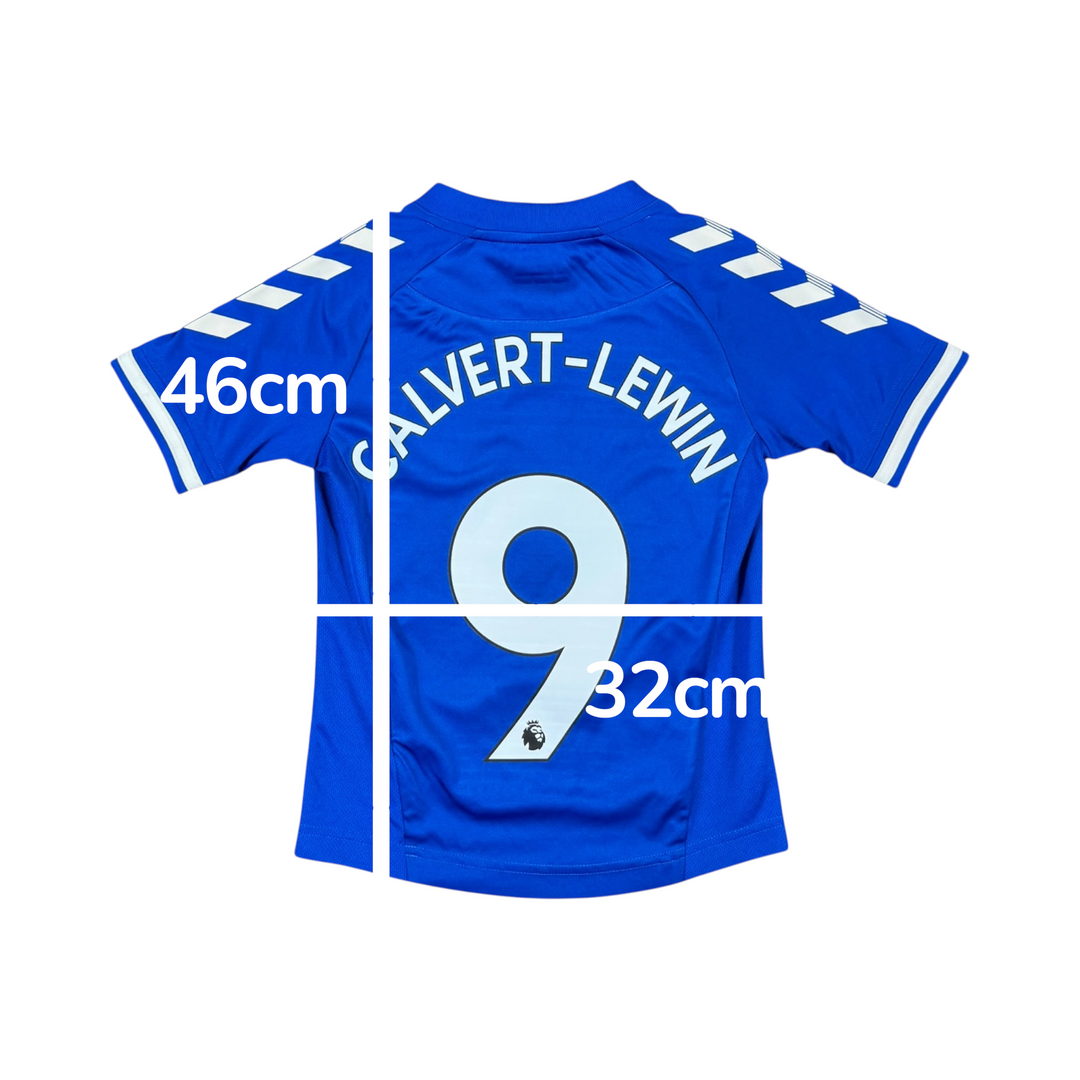 2020-21 Everton Home Shirt CALVERT LEWIN #9 - 9/10 - (6-7 Years)