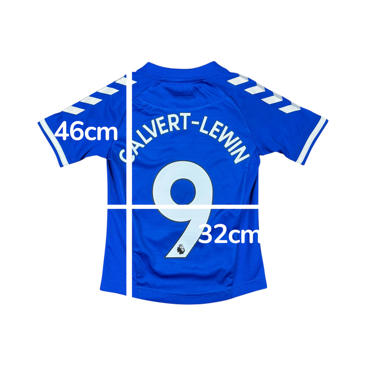 2020-21 Everton Home Shirt CALVERT LEWIN #9 - 9/10 - (6-7 Years)