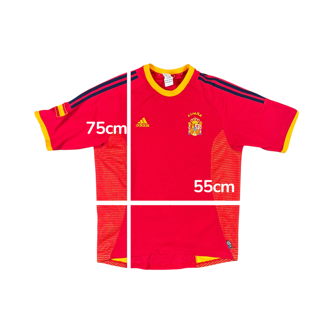 2002-04 Spain Adidas Home Shirt - 9/10 - (L)