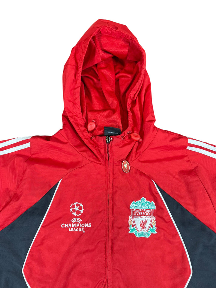 2007/08 Liverpool Adidas Football Champions League Bench Jacket - 8/10 - (XL)