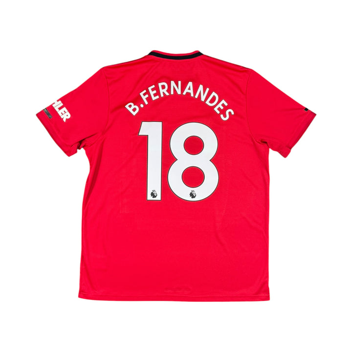 2019-20 Manchester United Home Shirt B. FERNANDES #18 - 9/10 - (XL)