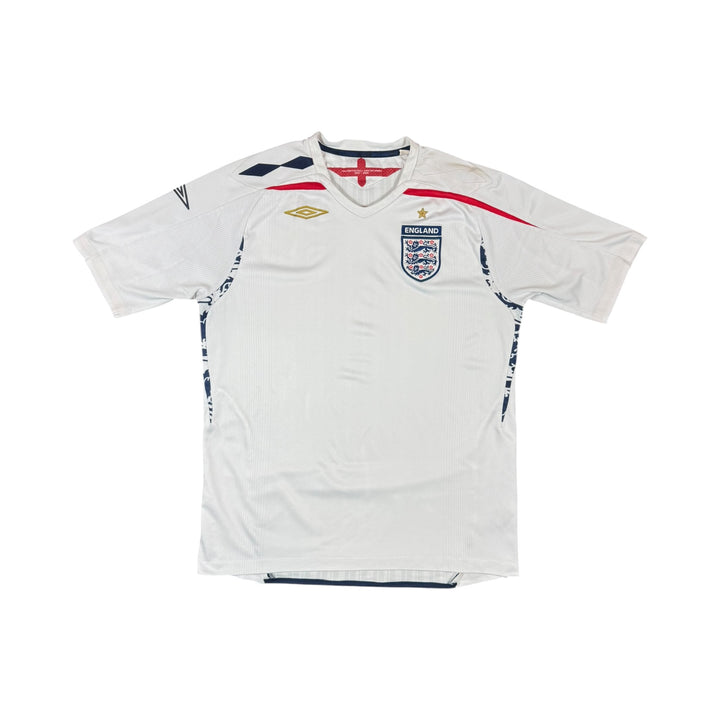 2007-09 England Umbro Home Shirt - 7/10 - (L)