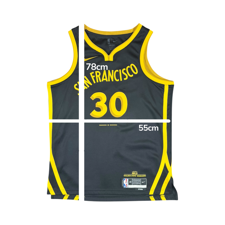 2023 Golden State Warriors Nike City Basketball Jersey #30 CURRY - 8/10 - (L)