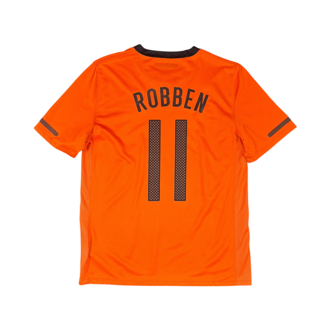 2010-11 Netherlands Nike Home Shirt ROBBEN #11 - 8/10 - (M)