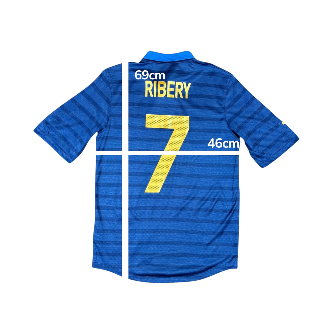 2012-13 France Nike Home Shirt #7 RIBERY - 8/10 - (M)