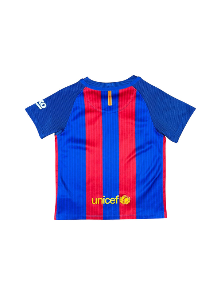 2016/17 Barcelona Nike Home Shirt - 9/10 - (4-5 Years)