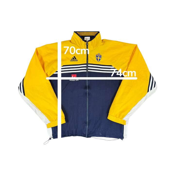 1998-00 Sweden Adidas Player Issue Track Jacket - 8/10 - (L)