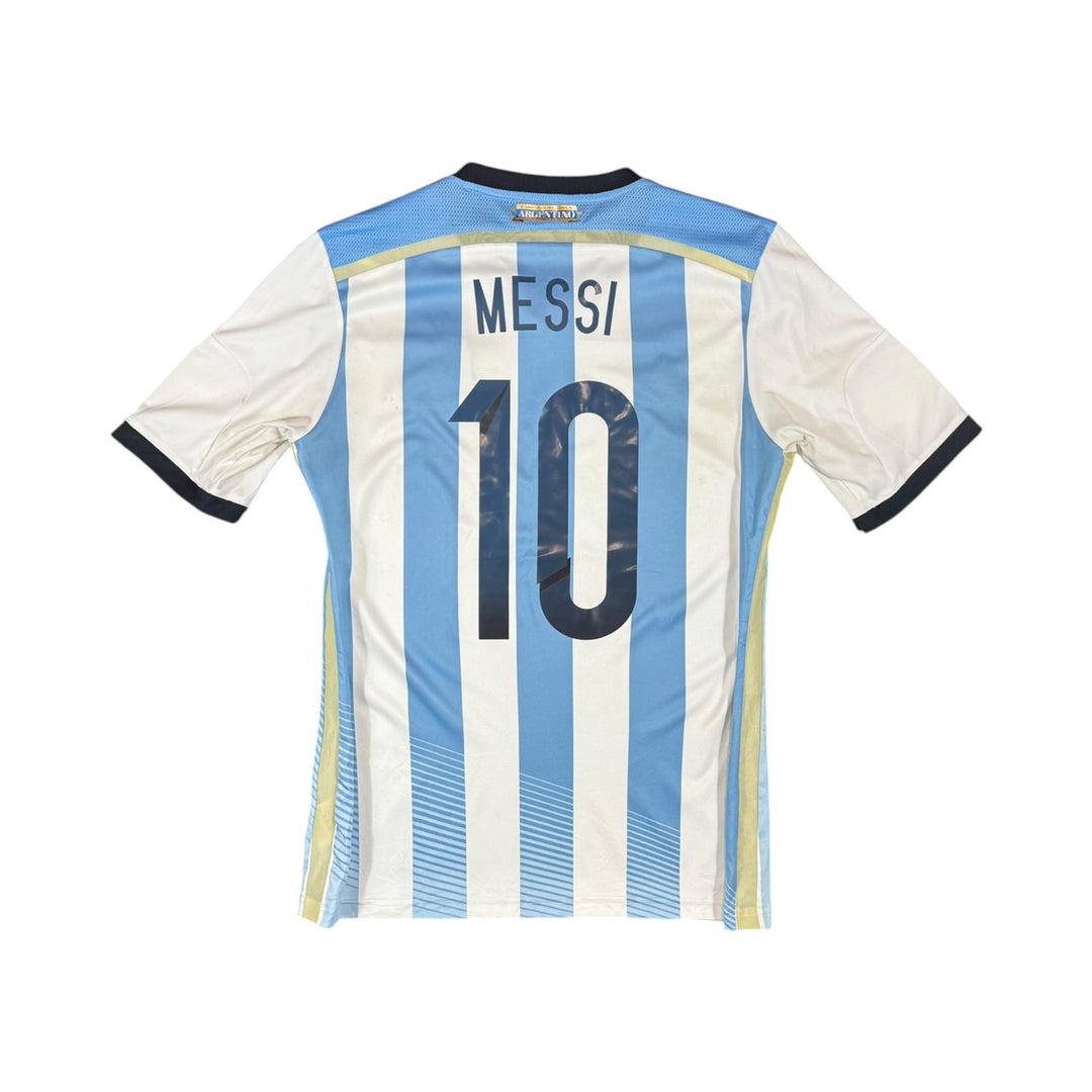 2014-15 Argentina Adidas Home Shirt MESSI #10 - 8/10 - (S)