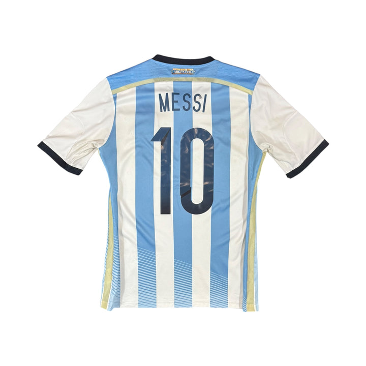 2014-15 Argentina Adidas Home Shirt MESSI #10 - 8/10 - (S)