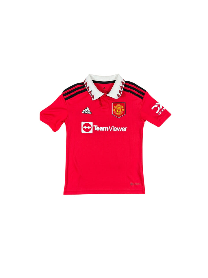 2022-23 Manchester United Adidas Home Shirt #7 RONALDO - 9/10 - (9-10 Years)