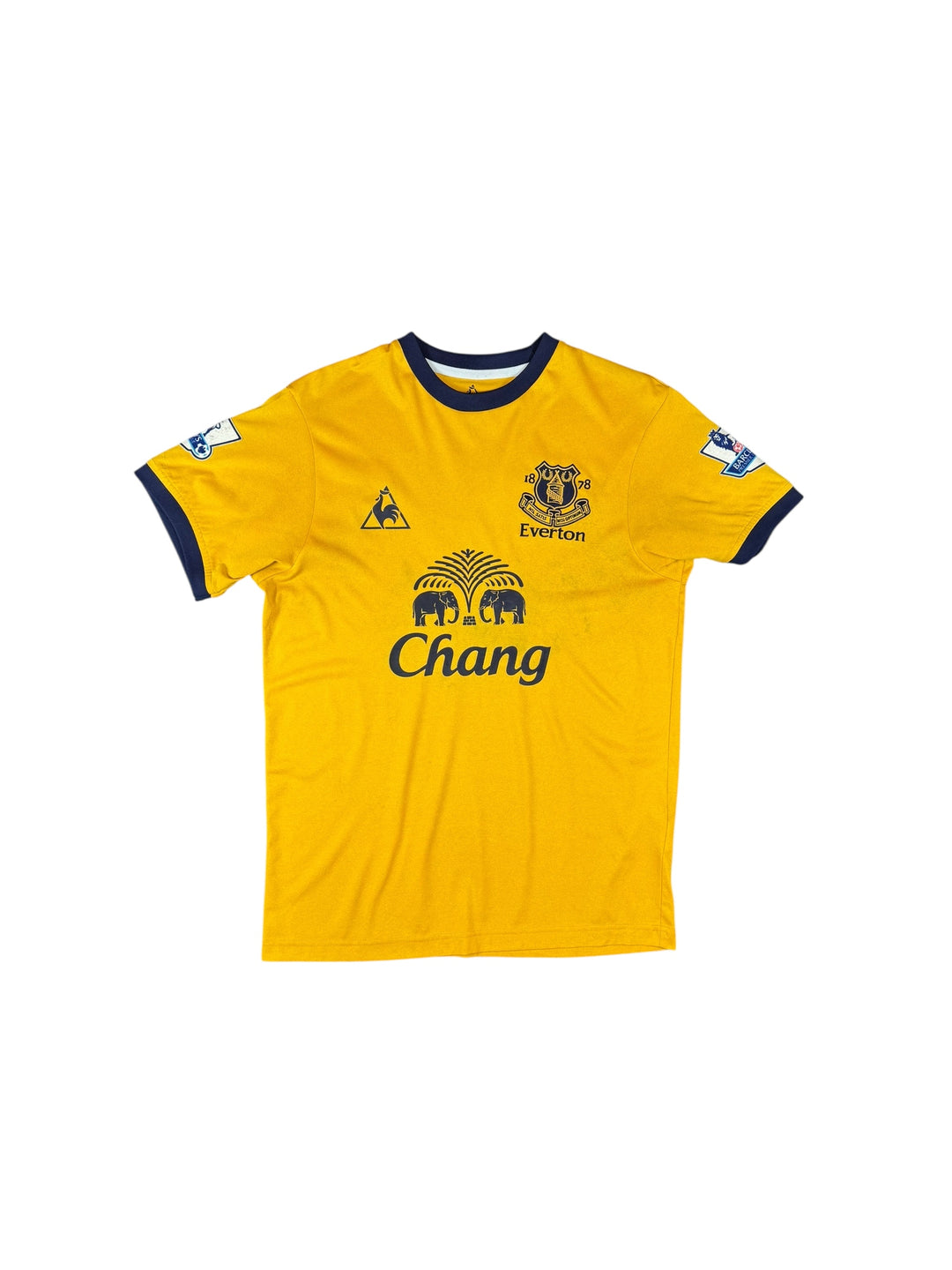 2011-12 Everton Le Coq Sportif Away Shirt #6 JIGIELKA - 7/10 - (S)