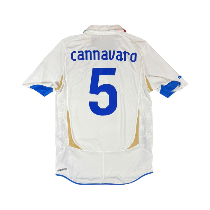 2010-12 Italy Puma Away Shirt CANNAVARO #5 - 9/10 - (M)