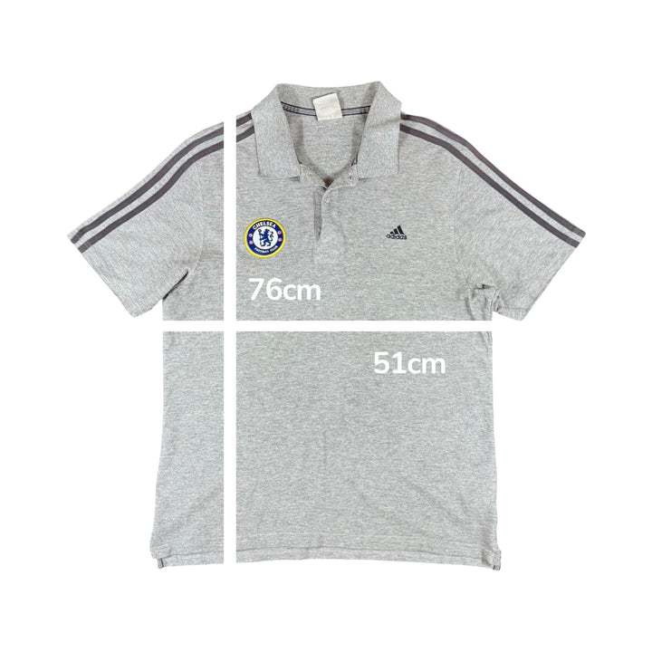2006-08 Chelsea Adidas Team Polo Shirt - 8/10 - (L)