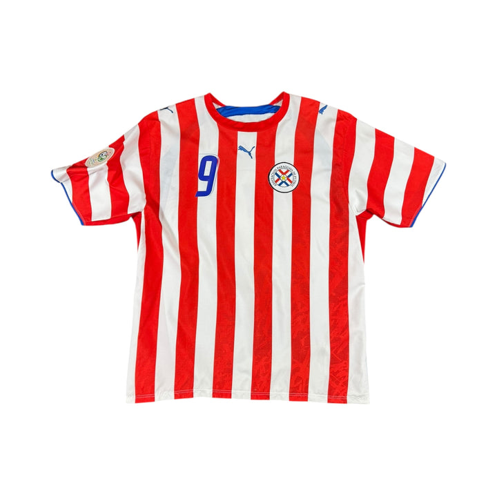 2006-07 Paraguay Puma Home Shirt #9 Santa Cruz - 9/10 - (XL)