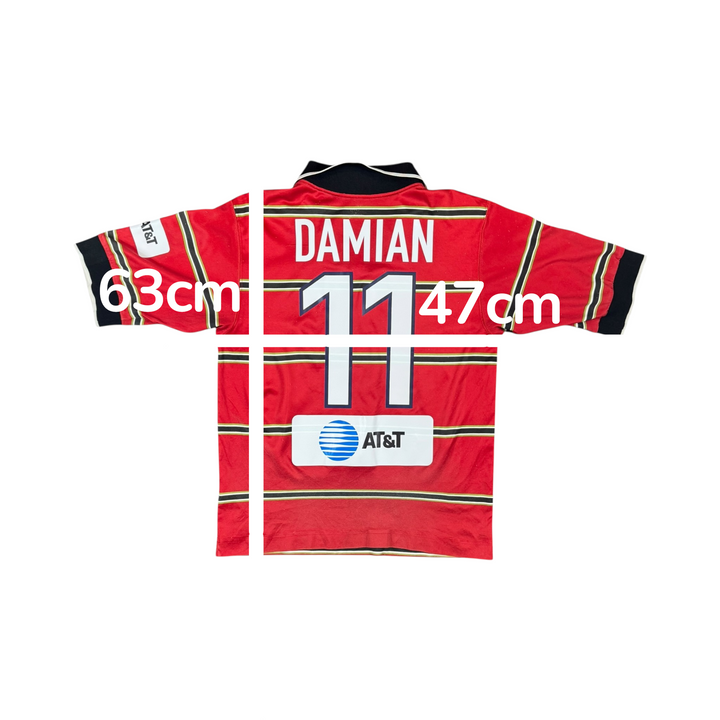 1998-99 Dalas Burn Nike Home Shirt DAMIAN #11 - 7/10 - (S)
