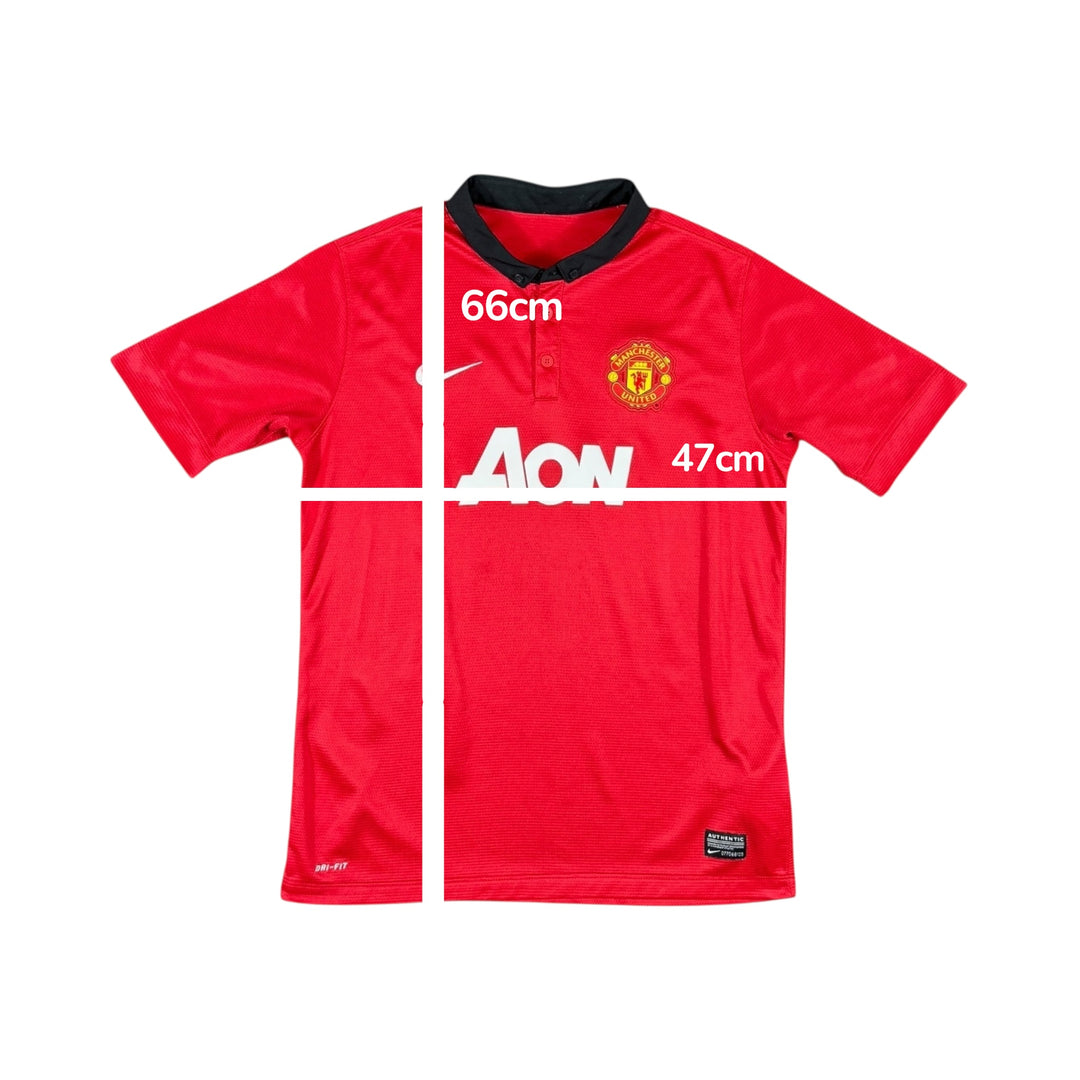 2013-14 Manchester United Nike Home Shirt - 10/10 - (15-16 Years)