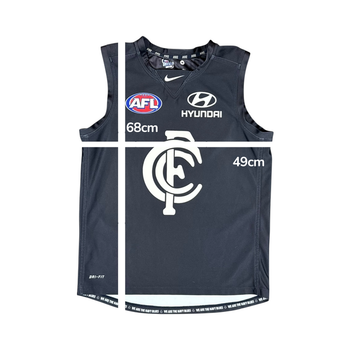 2010-13 Carlton Blues AFL Nike Home Jersey - 8/10 - (M)