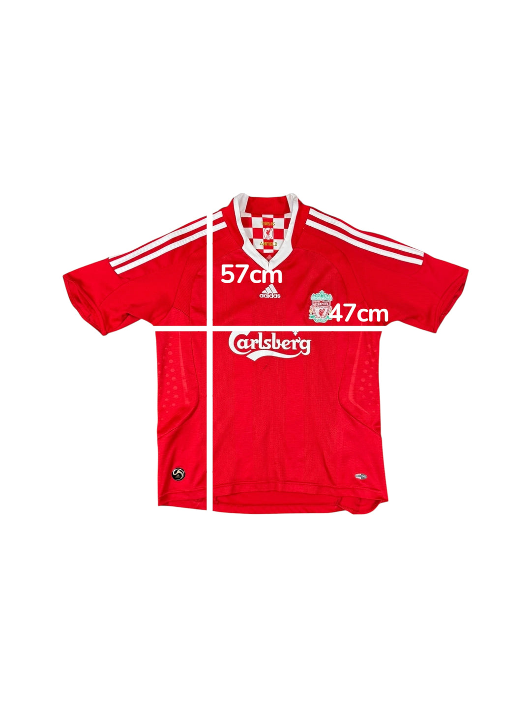 2008/10 Liverpool Adidas Home Shirt - 8/10 - (10 Years)
