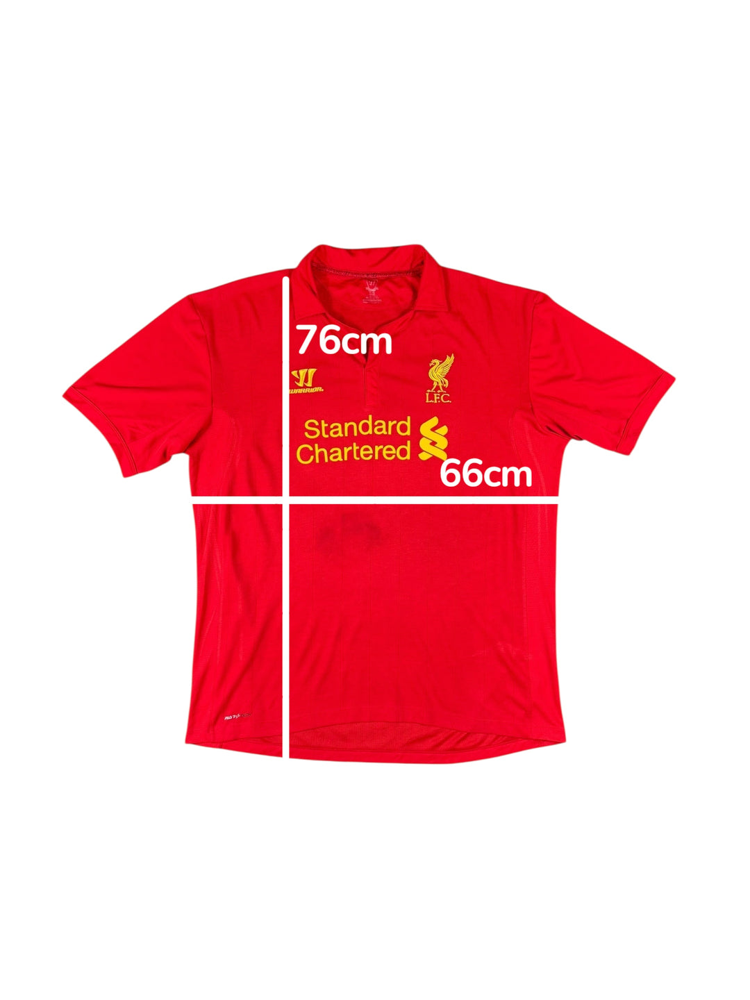 2012/13 Liverpool Warrior Home Shirt - 7/10 - (3XL)