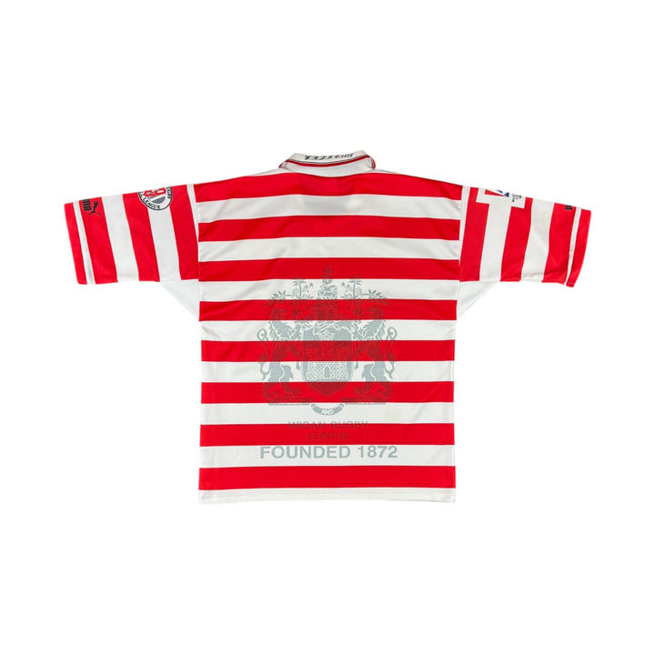 1995-96 Wigan Warriors Puma Rugby Home Shirt - 10/10 - (L)