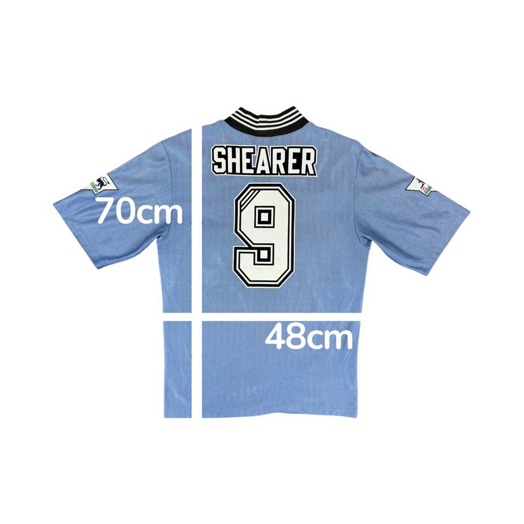 1996-97 Newcastle United Away Shirt SHEARER #9 - 8/10 - (M)