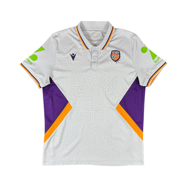 2024-25 Perth Glory Macron Travel Polo Shirt - 8/10 -