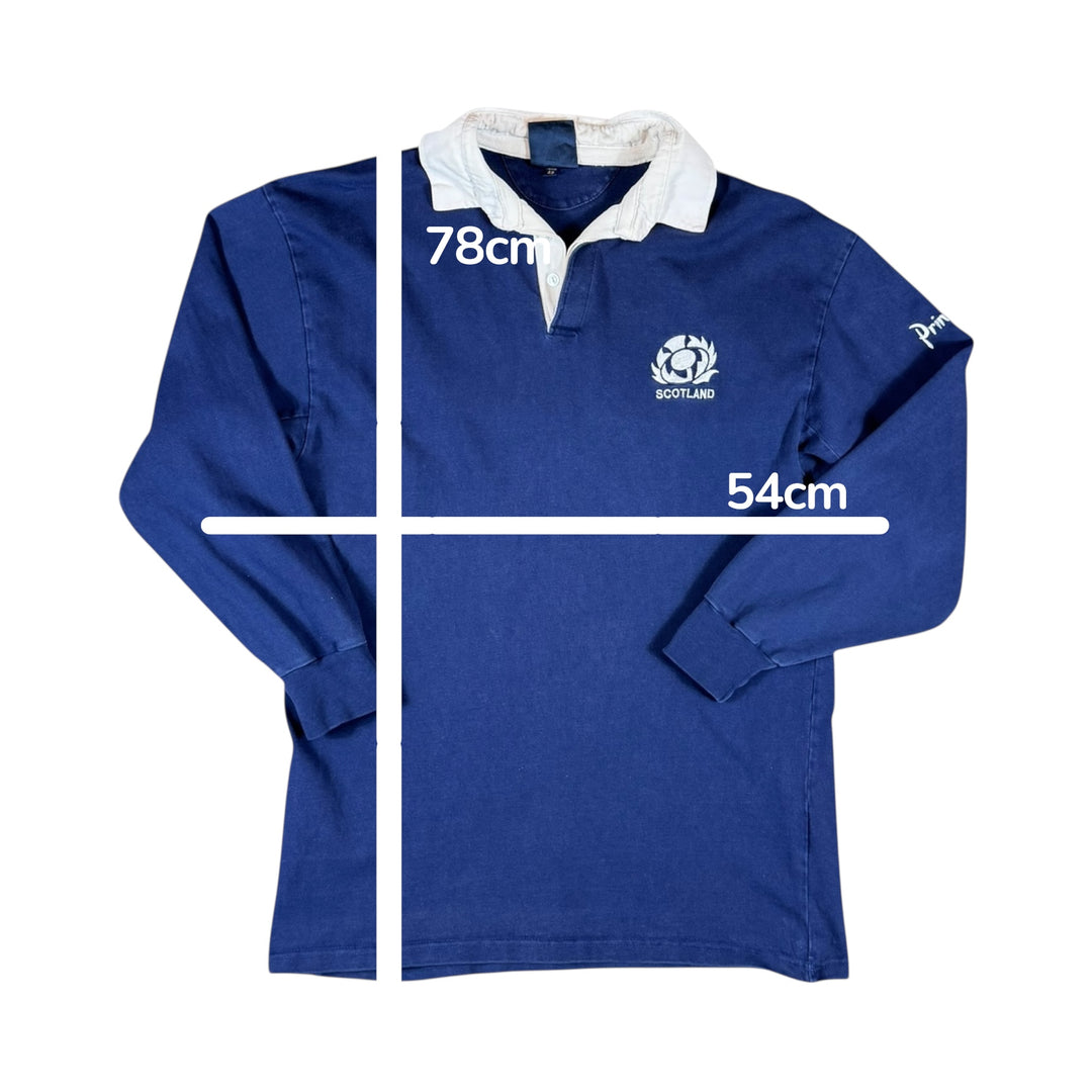 1995-97 Scotland Rugby Longsleeve Home Shirt - 9/10 - (2XL)
