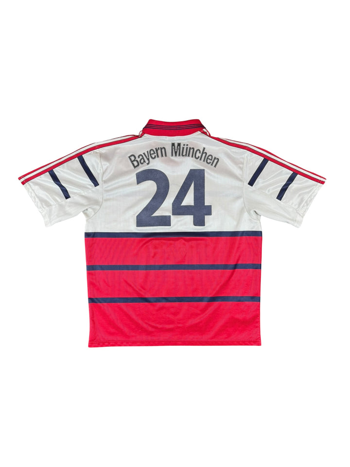 1998/00 Bayern Munich Adidas Away Shirt #24 - 7/10 - (XL)