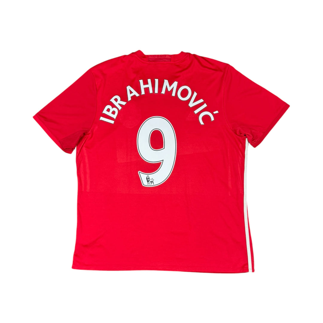2016-17 Manchester United Home Shirt IBRAHIMOVIC #9 - 8/10 - (XL)
