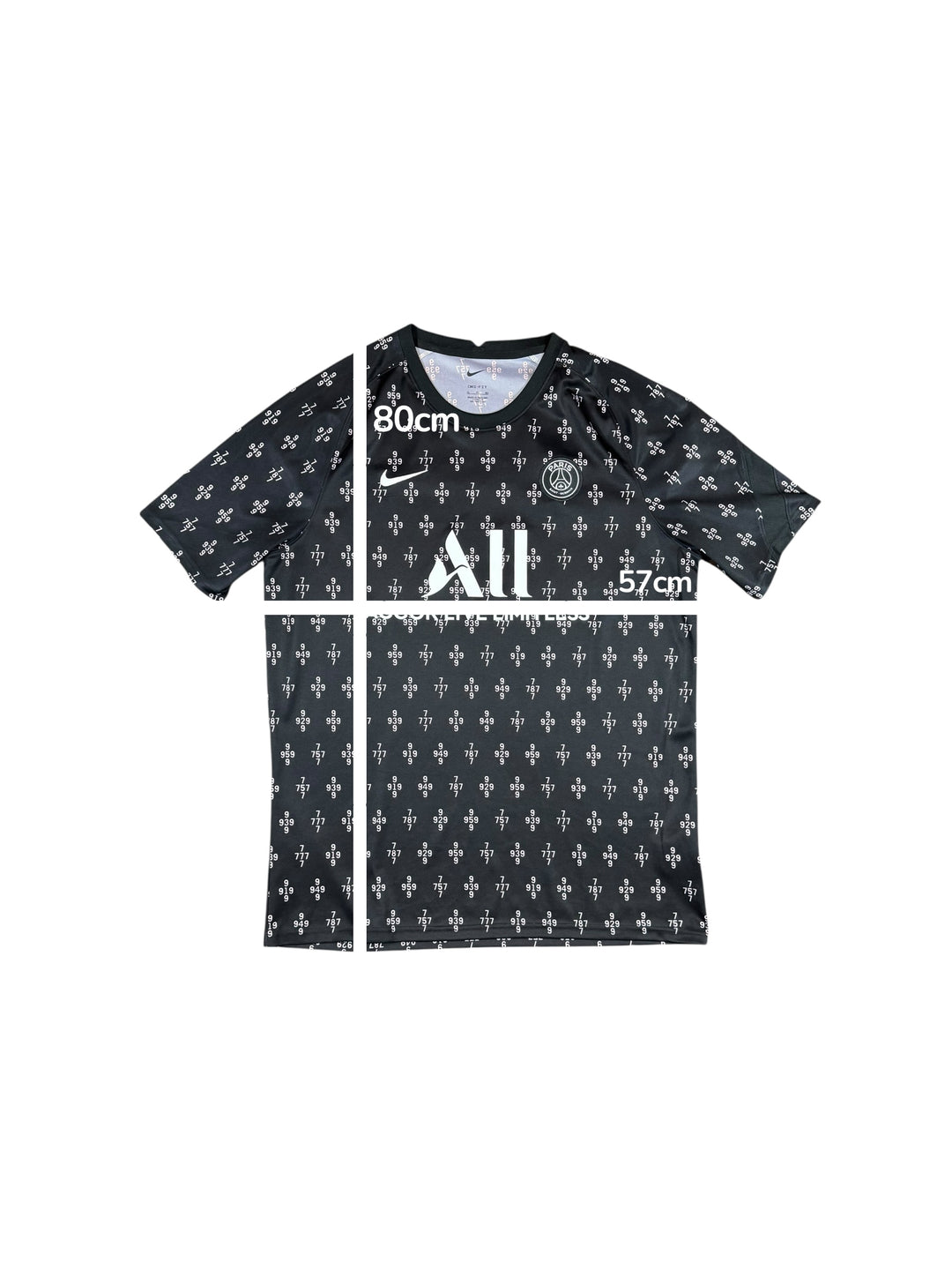 2021-22 Paris Saint Germain Nike Pre-match Shirt - 9/10 - (XL)