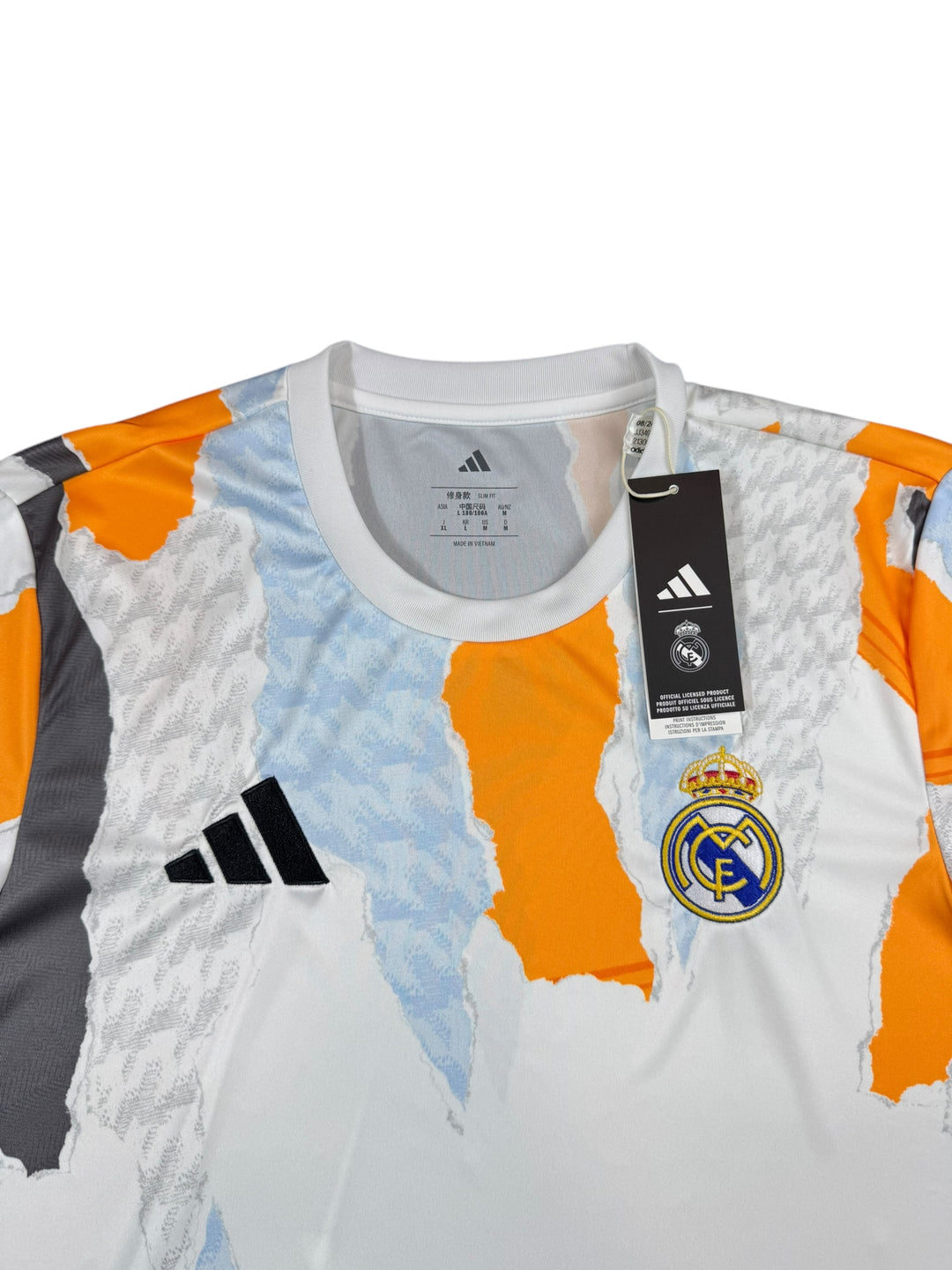 2024/25 Real Madrid Adidas Pre-Match Football Shirt Brand New