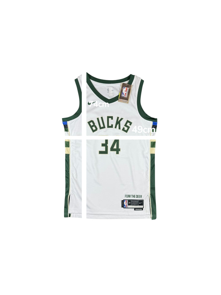 2017-24 Milwaukee Bucks Nike Swingman Home Jersey #34 ANTETOKOUNMPO Brand New (S)