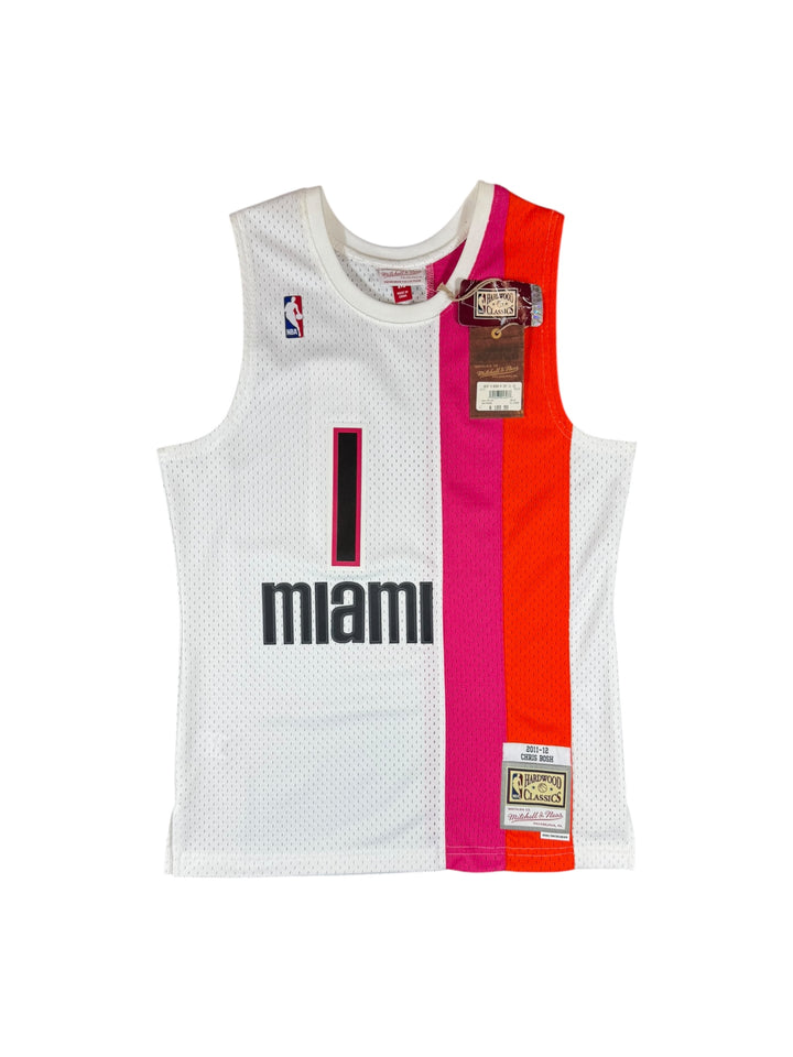 2011/12 Miami Heat Hardwood Classic Basketball Jersey #1 BOSH Brand New (M)