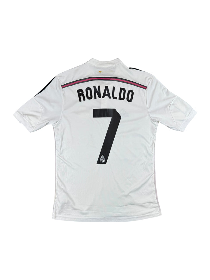 2018/19 Real Madrid Home Adidas Football Shirt #7 RONALDO - 6/10 - (S)