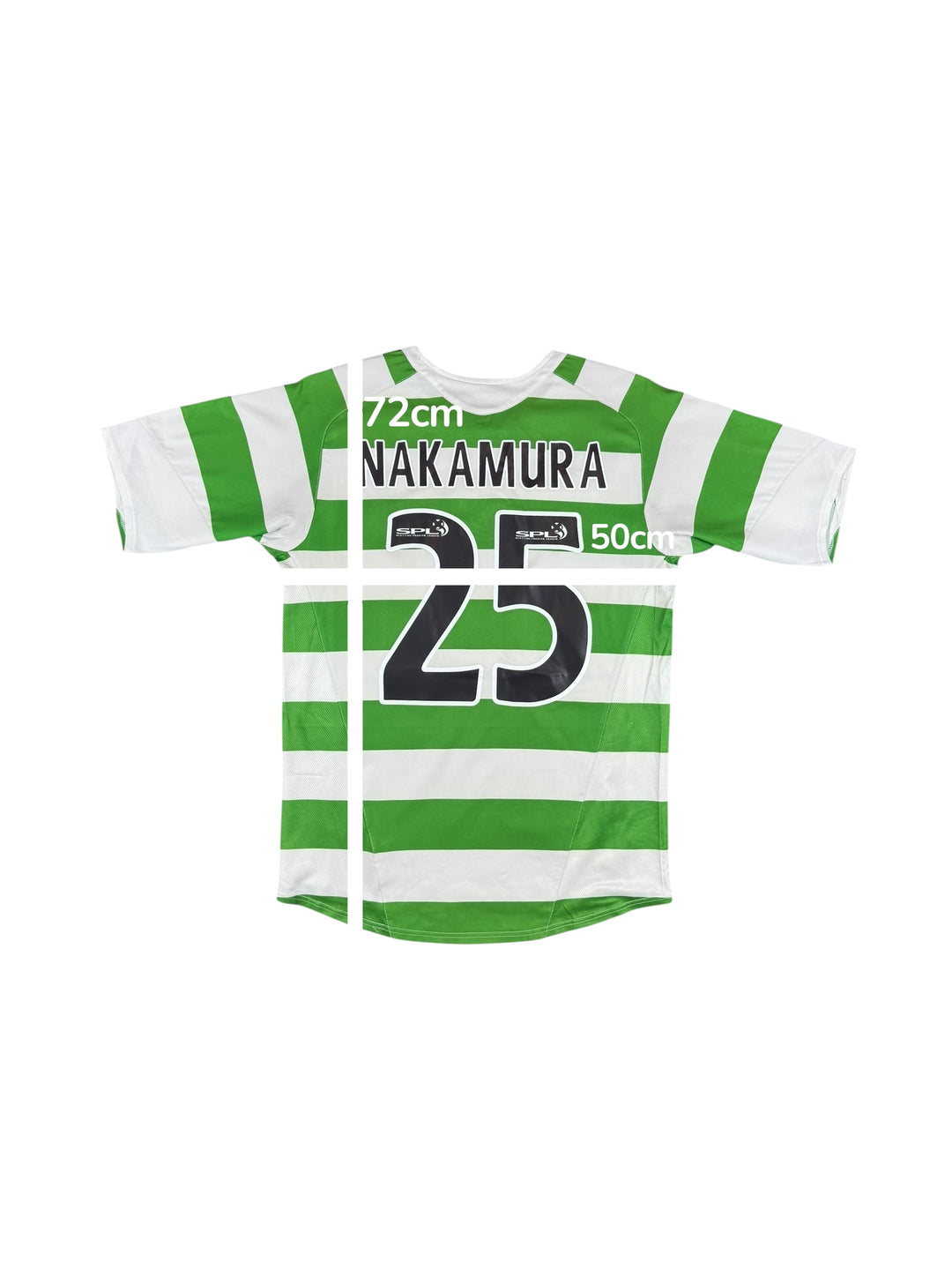 2005-06 Celtic Nike T90 Home Shirt #25 NAKAMURA - 8/10 - (L)