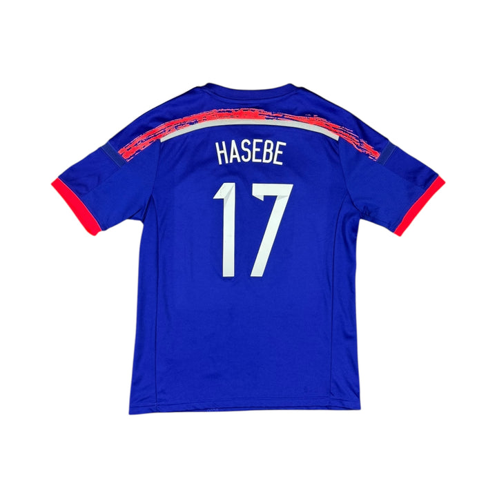 2014-15 Japan Adidas Home Shirt #17 HASEBE - 7/10 - (13-14 Years)