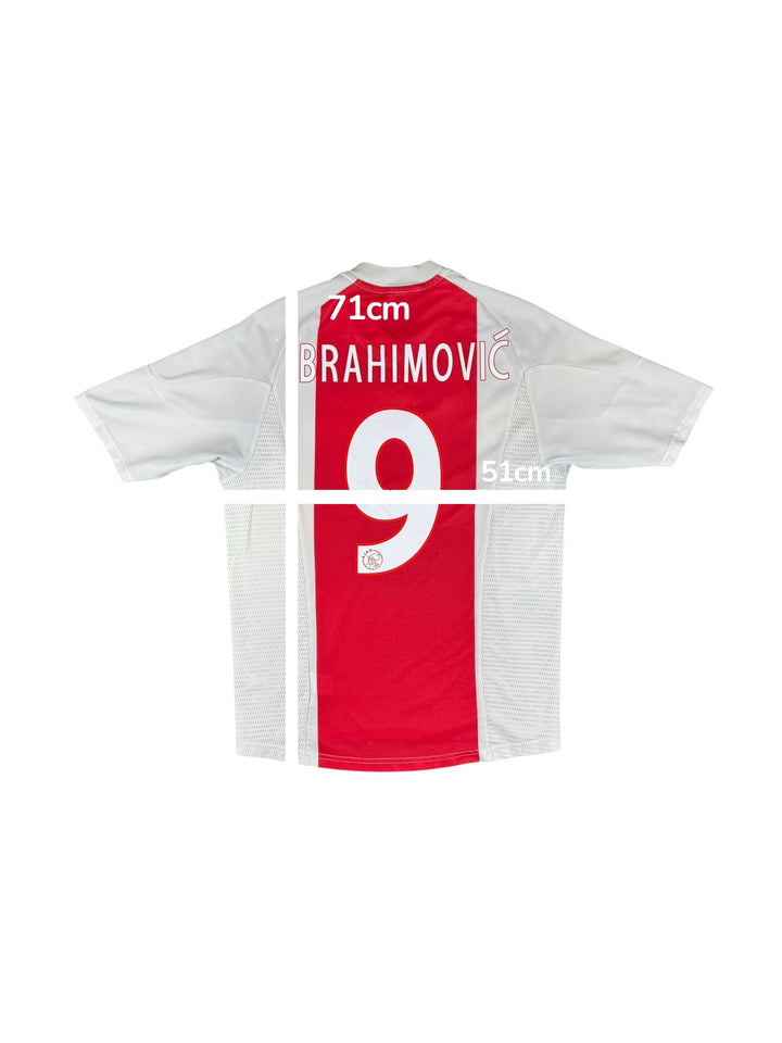 2002-03 Ajax Adidas Home Shirt #9 IBRAHIMOVIC - 7/10 - (M)