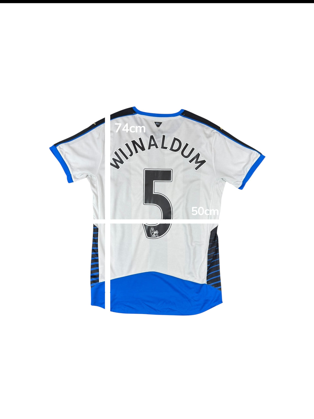 2015-16 Newcastle Puma Home Shirt #5 WIJNALDUM - 8/10 - (M)