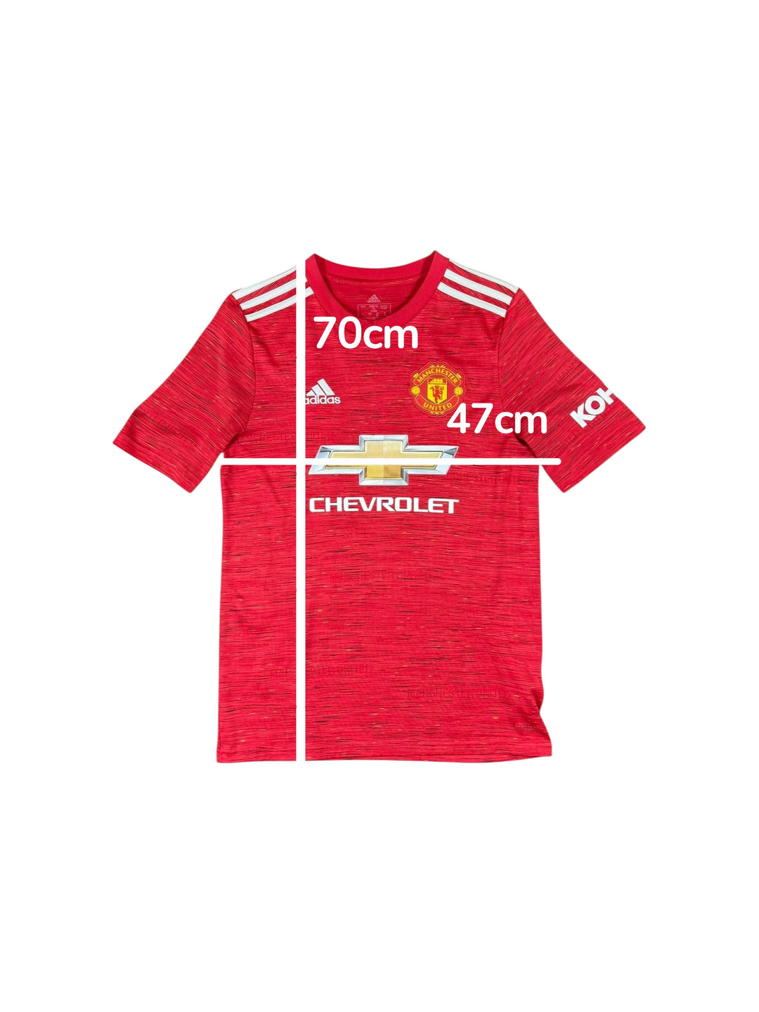 2020-21 Manchester United Adidas Home Shirt - 7/10 - (XL)