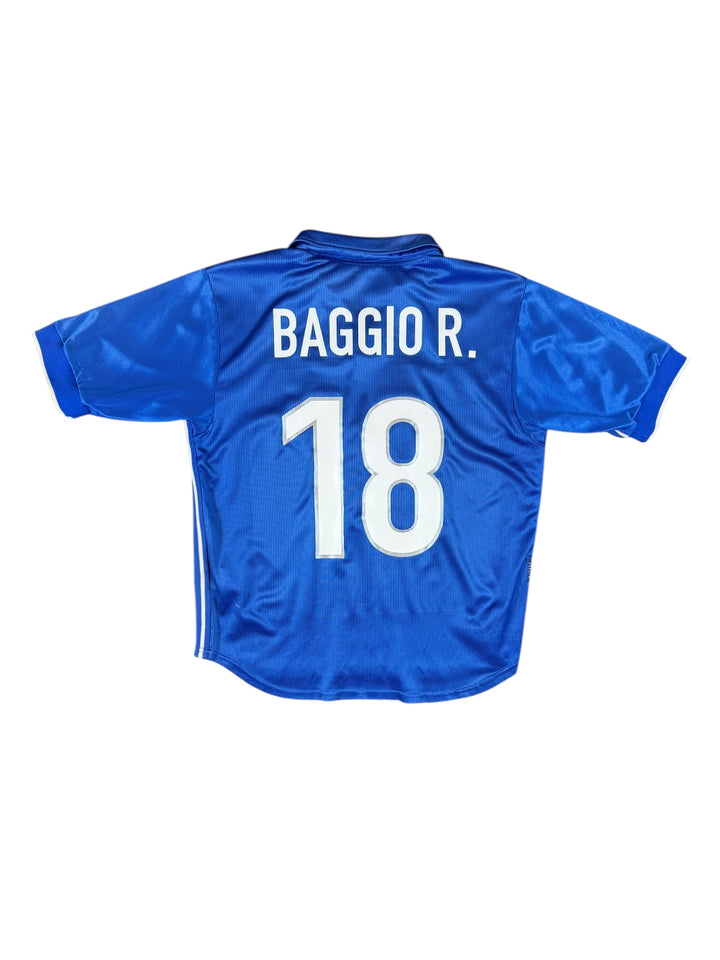 1998 Italy Nike Football Shirt #18 Baggio - 8/10 - (M)