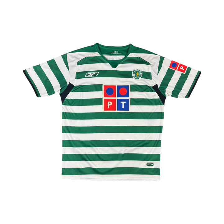 2004-05 Sporting Lisbon Reebok Home Shirt J. MOUTINHO - 8/10 - (XL)