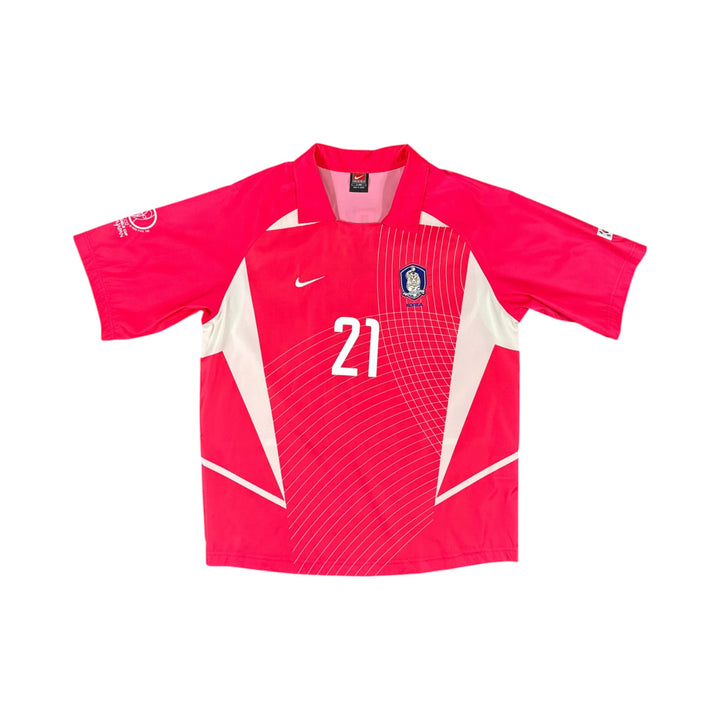 2002-03 South Korea Home Shirt J.S. PARK #21 - 10/10 - (L)