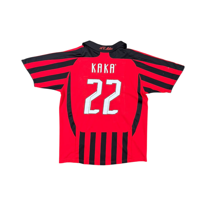 2007-08 AC Milan Adidas Home Shirt #22 KAKA - 8/10 - (13-14 Years)