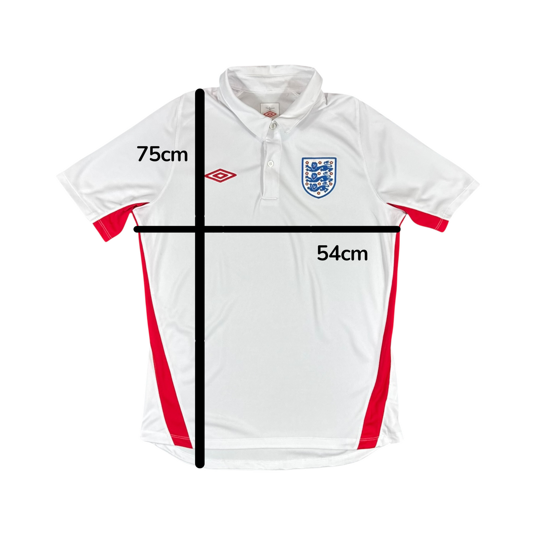 2009-10 England Umbro Training Shirt - 9/10 - (L)