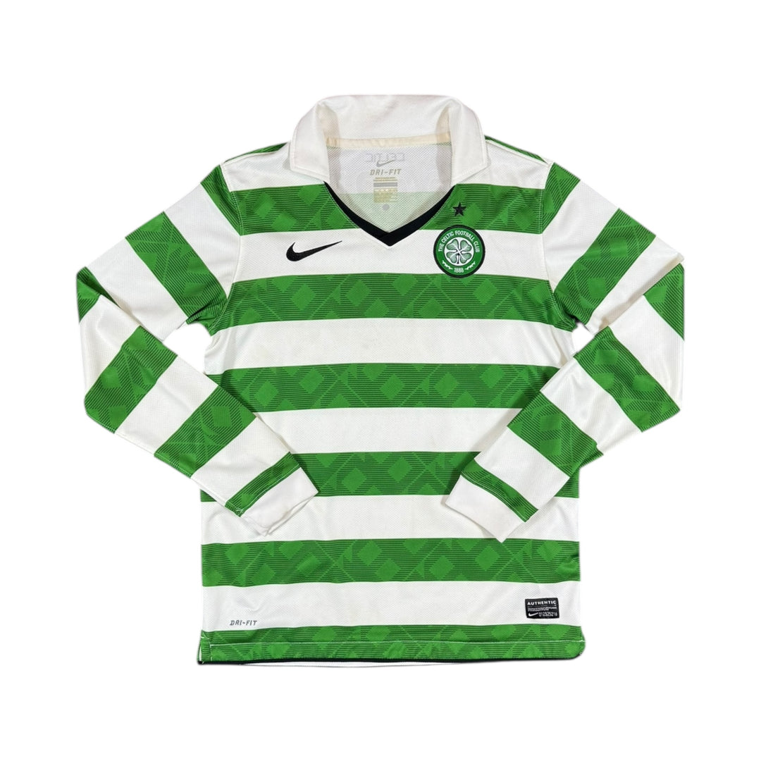 2010-12 Celtic Nike Home Long sleeve Shirt #88 HOOPER - 8/10 - (14-16 Years)